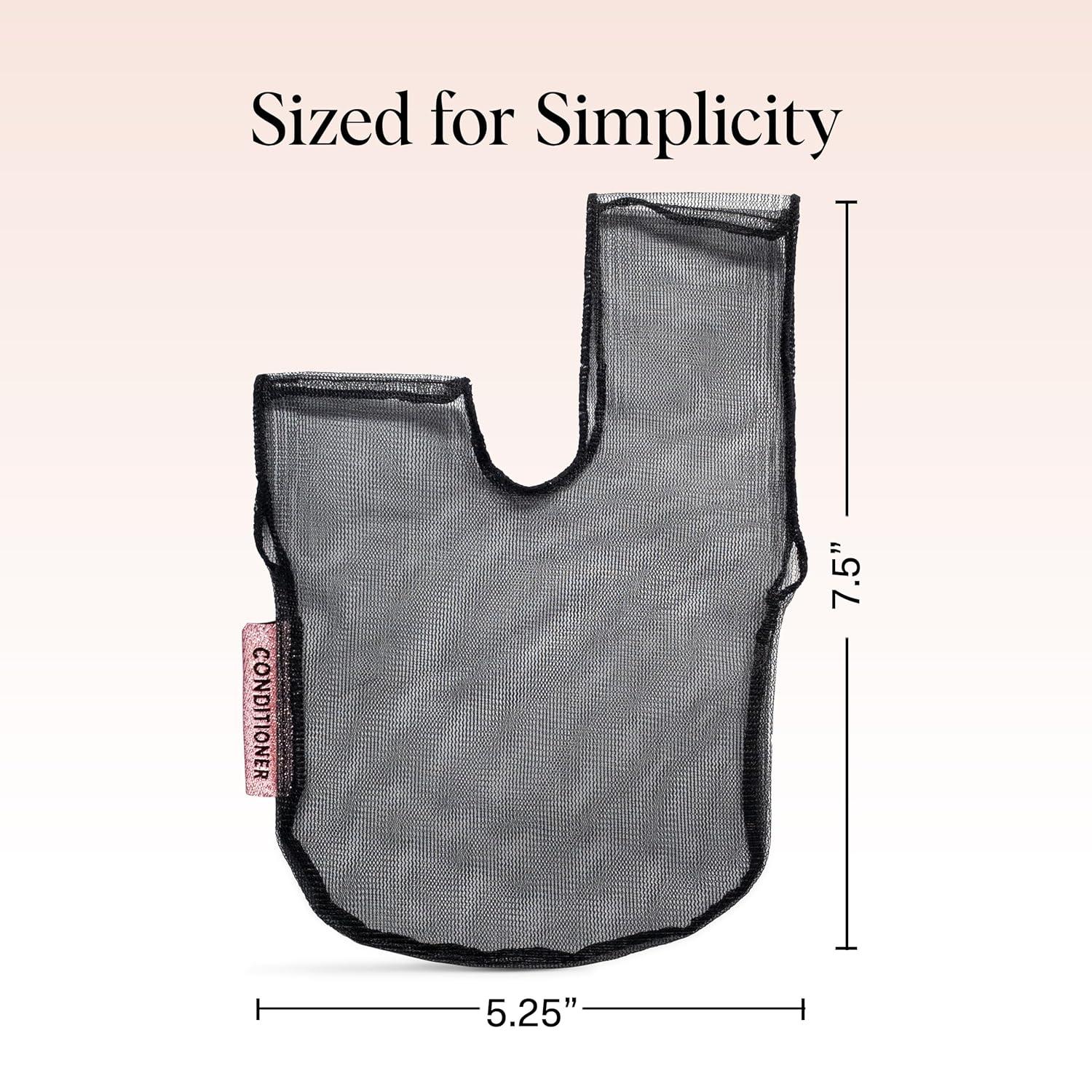 imageKitsch Bar Soap Saver Bag Patented Mesh Bag Soap Holder for Shampoo and Conditioner Bars Extends Use ampamp Prevents Soggy Mess Recycled Mesh Beauty Pouch EcoFriendly BlackBlack