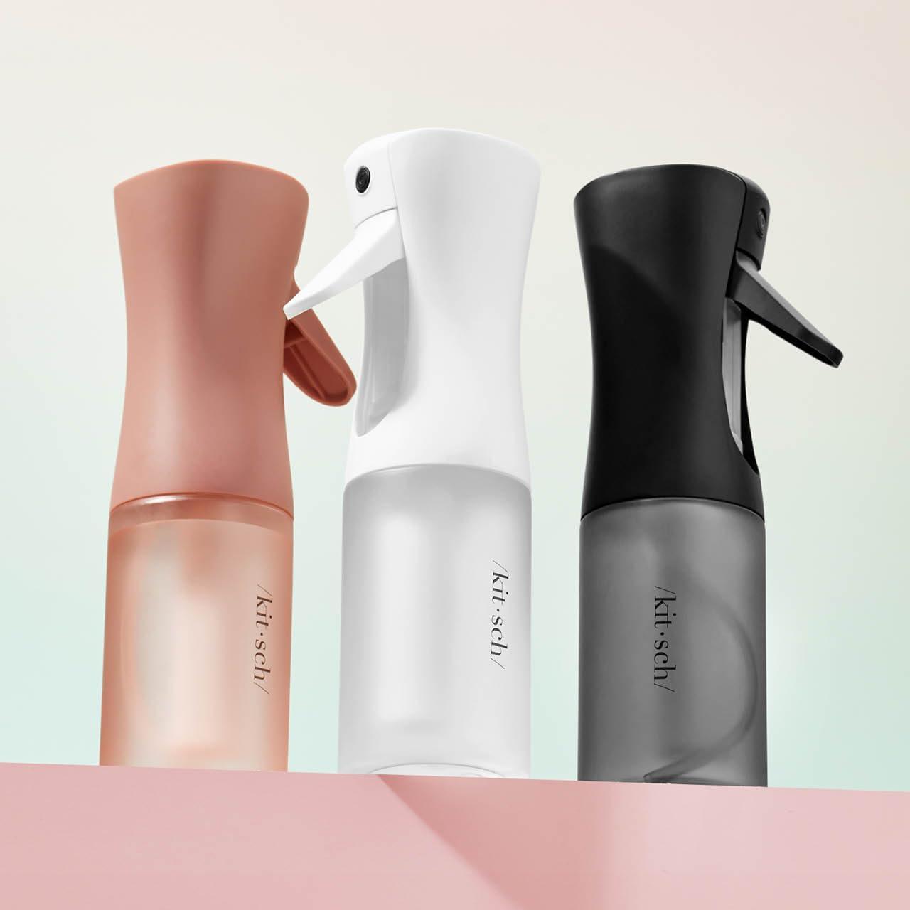 imageKitsch Continuous Spray Bottle for Hair Fine Mist Water Mister ampamp Water Spray Bottle Recycled Hair Spray Bottle Spray Bottles for Cleaning Styling Plants ampamp More Black 150mlTerracotta