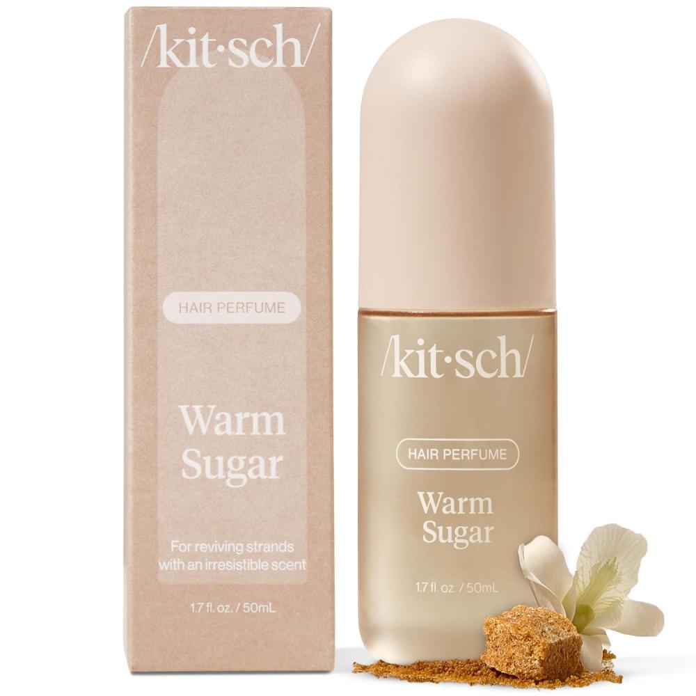 imageKitsch Hair Perfume for Women Amber Shores Clean Deodorizing ampamp Patented OdorEliminating Technology Hair Spray ampamp Body Mist Freshen Hair Body ampamp Pillows Woody Aquatic Scent 50mLWarm Sugar
