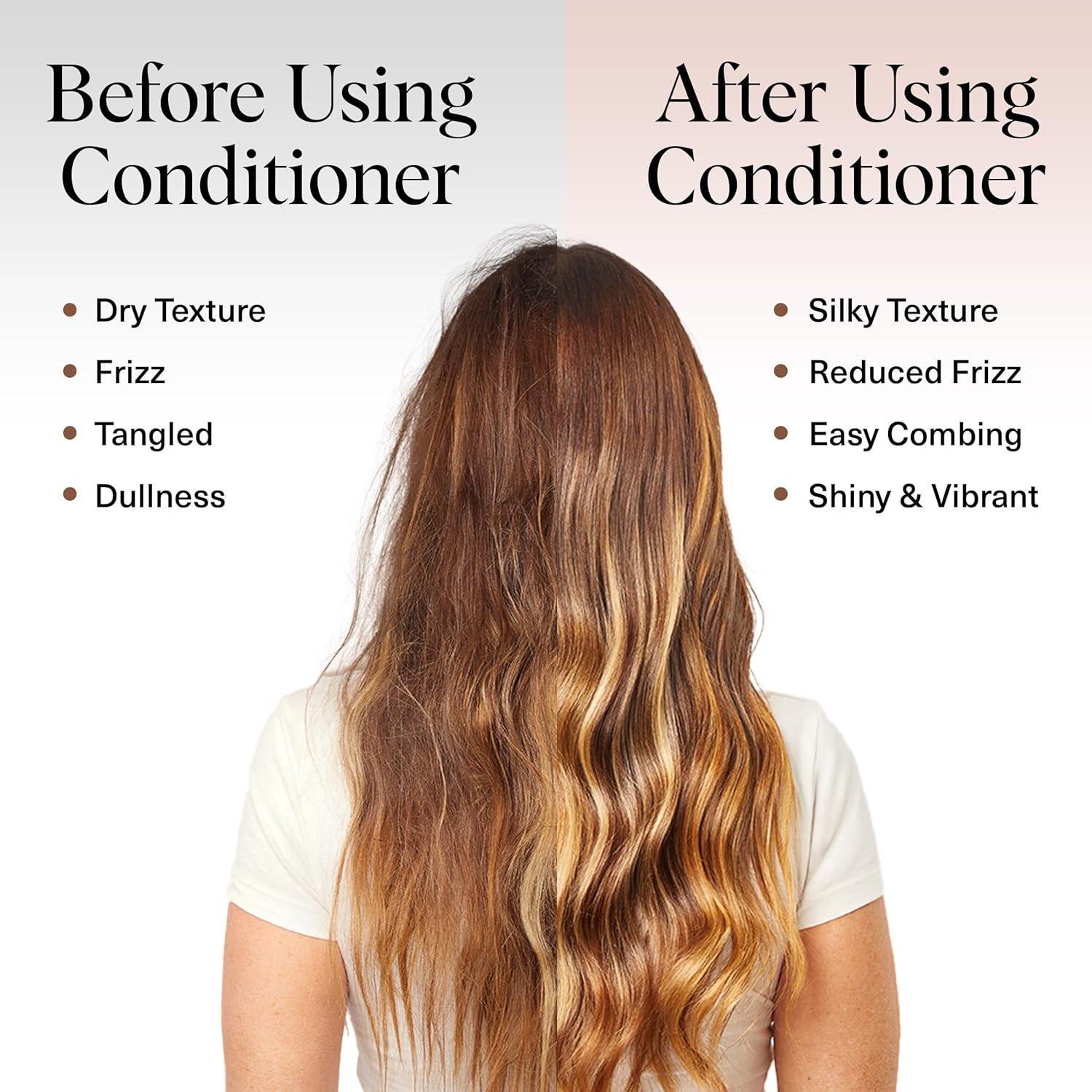 imageKitsch Argan Milk Leave In Conditioner Detangler Spray for Wavy Fine Dry ampamp Damaged Hair SulfateFree Frizz Control for Women Men ampamp Kids Lightweight Moisturizer Ideal Gifts for Women 68oz