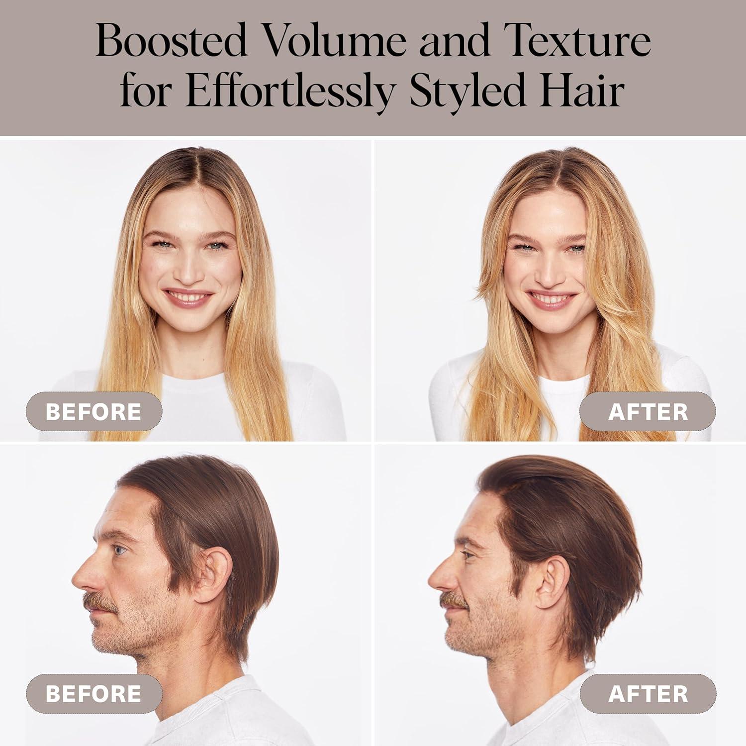 imageKitsch Volumizing Rice Protein Dry Shampoo Powder Dry Shampoo for Women ampamp Men Dark Hair No White Cast Absorbs Oil NonGreasy Fragrance Free Travel Size in Pump Form Dark Tinted 1ozInvisible