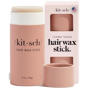 Kitsch Hair Wax Stick for Women & Men – No Residue Hair Finishing Stick for Flyaways, All Day Hold Styling Product for Smoothing Hair Strands, Hair Slick Back Stick, Anti-Frizz and Fly Away Hair Tamer