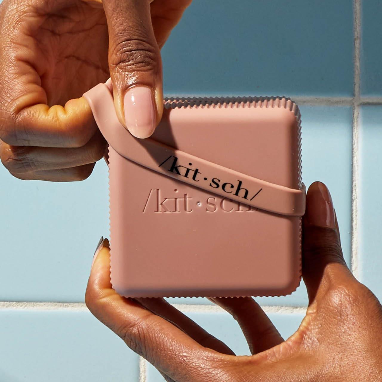 imageKitsch 4Compartment Travel Soap Case Bar Soap Holder ampamp Organizer Travel Case for Bars TSAApproved Lightweight Durable LeakProof Made from Recycled Plastic BlackTerracotta