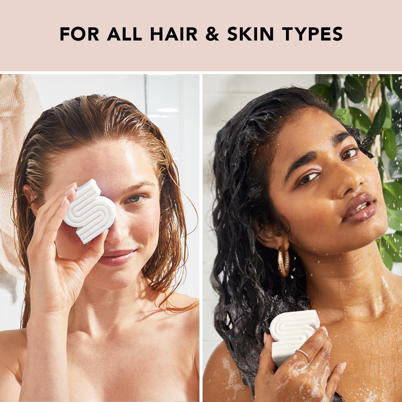 imageKitsch 2in1 Shampoo Bar and Body Wash Ultra Sensitive Vegan ampamp Natural 5Ingredient Formula Bar Soap for Hair ampamp Body ScentFree ParabenFree For Sensitive Scalp ampamp Skin 32 oz