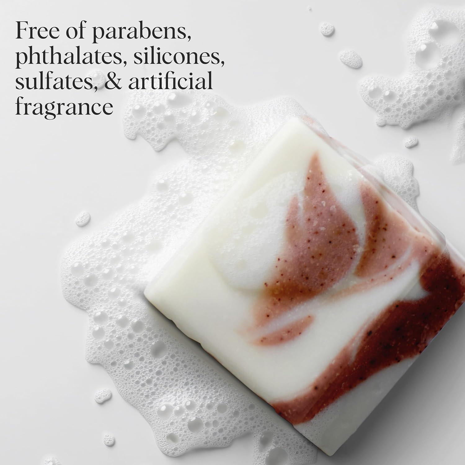 imageKitsch Shea Butter Exfoliating Body Wash Bar Moisturizing Bar Soap ampamp Gentle Soap Bar with PlantBased Exfoliants Hydrates Softens ampamp Soothes Skin Paraben Silicone ampamp SulfateFree 4 oz