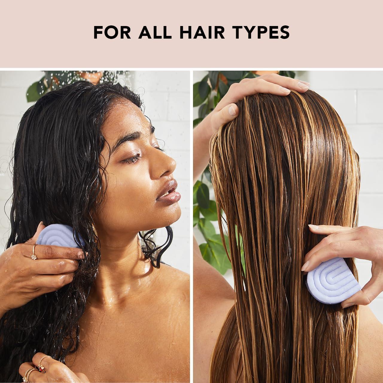 imageKitsch Toning Purple Conditioner For Blondes ampamp Color Treated Hair Conditioner Bar For Women ampamp Men With Biotin for Strengthening ampamp Neutralizing Brassy Tones Vegan Silicone ampamp Sulfate Free 27oz