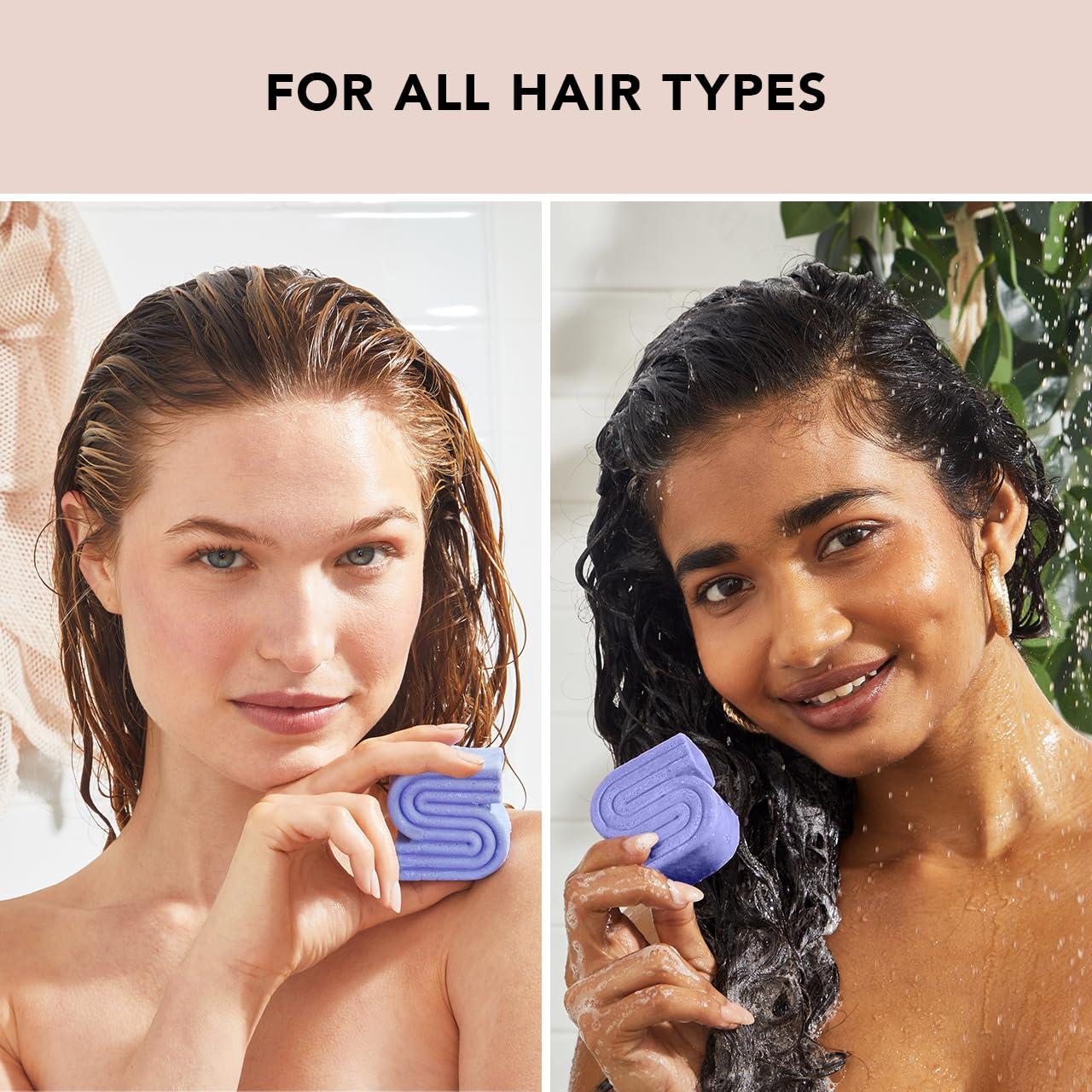 imageKitsch Toning Purple Shampoo For Blondes ampamp Color Treated Hair Shampoo Bar For Women and Men Biotin Shampoo for Strengthening ampamp Neutralizing Brassy Tones Vegan Silicone ampamp Sulfate Free 32 oz