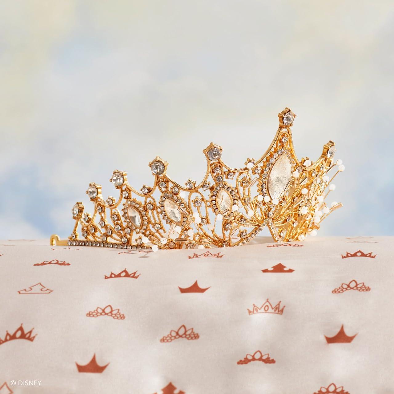 imageKitsch Wonder Woman Believe in Wonder Satin Pillowcase with Zipper Softer Than Silk Luxury Cooling Pillowcase for Hair ampamp Skin Wrinkle Prevention King Size 19X36Disney Desert Crown