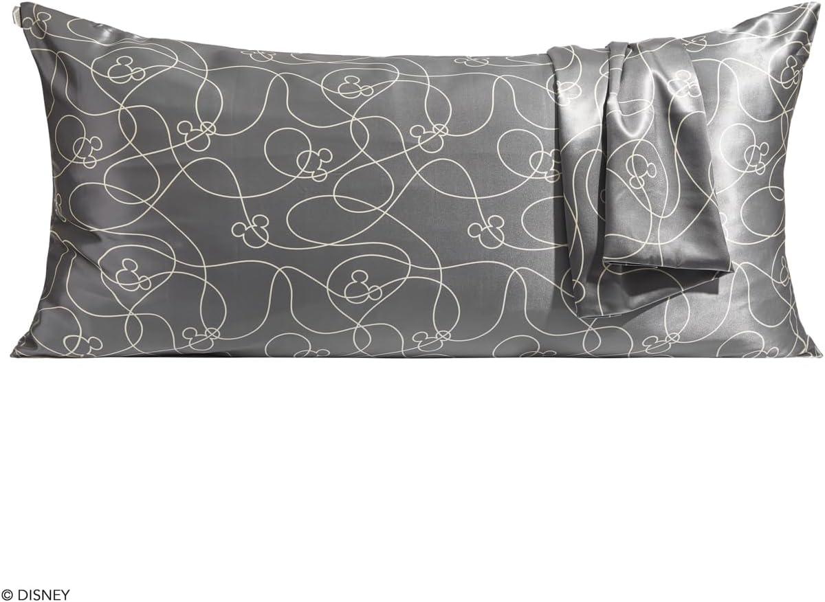 imageKitsch Wonder Woman Believe in Wonder Satin Pillowcase with Zipper Softer Than Silk Luxury Cooling Pillowcase for Hair ampamp Skin Wrinkle Prevention King Size 19X36Disney Mickey Maze