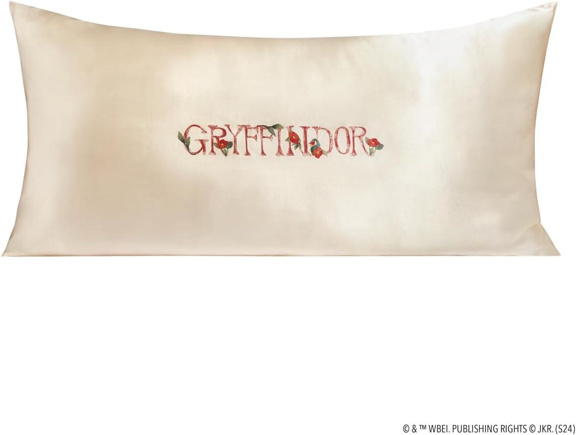 imageKitsch Wonder Woman Believe in Wonder Satin Pillowcase with Zipper Softer Than Silk Luxury Cooling Pillowcase for Hair ampamp Skin Wrinkle Prevention King Size 19X36Harry Potter Gryffindor