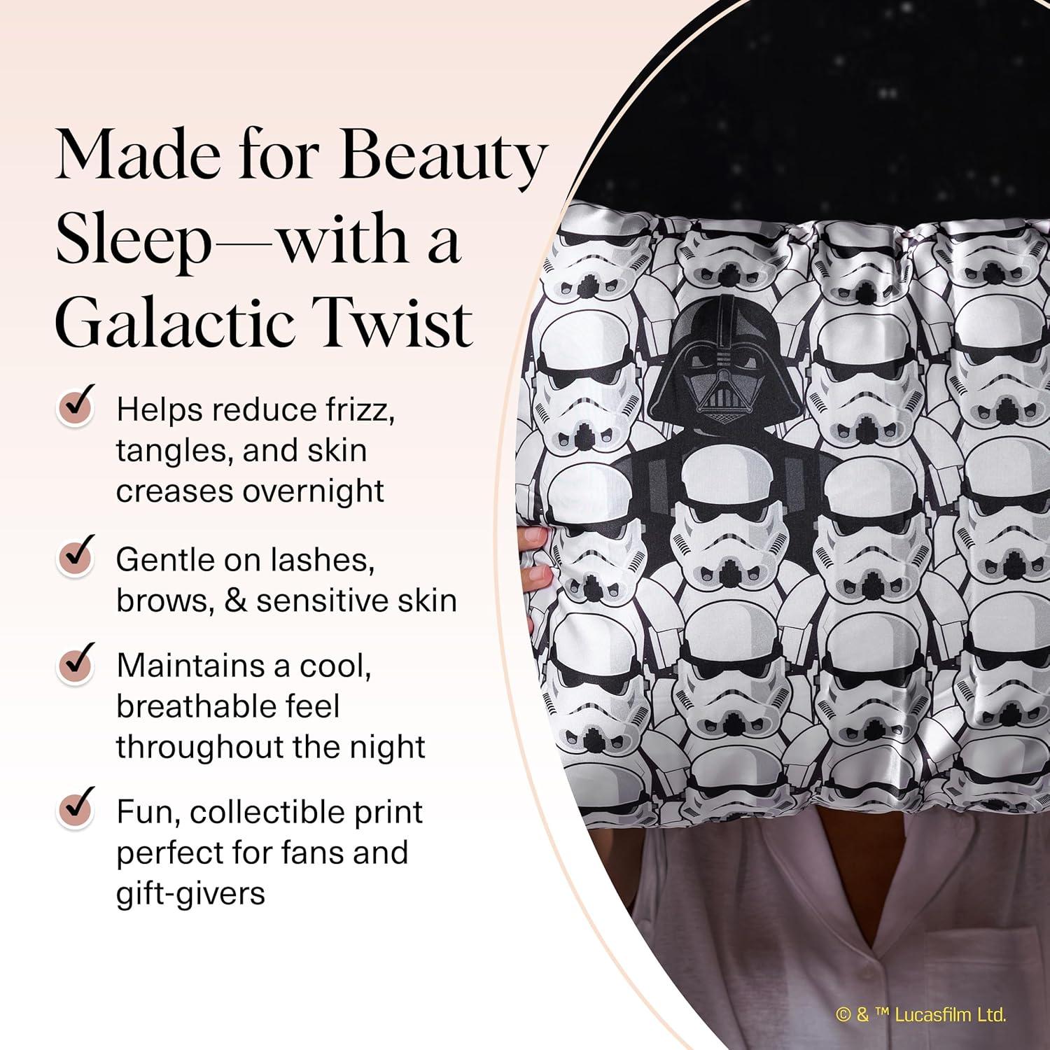 imageKitsch Wonder Woman Believe in Wonder Satin Pillowcase with Zipper Softer Than Silk Luxury Cooling Pillowcase for Hair ampamp Skin Wrinkle Prevention King Size 19X36Darth Vader Stormtroopers