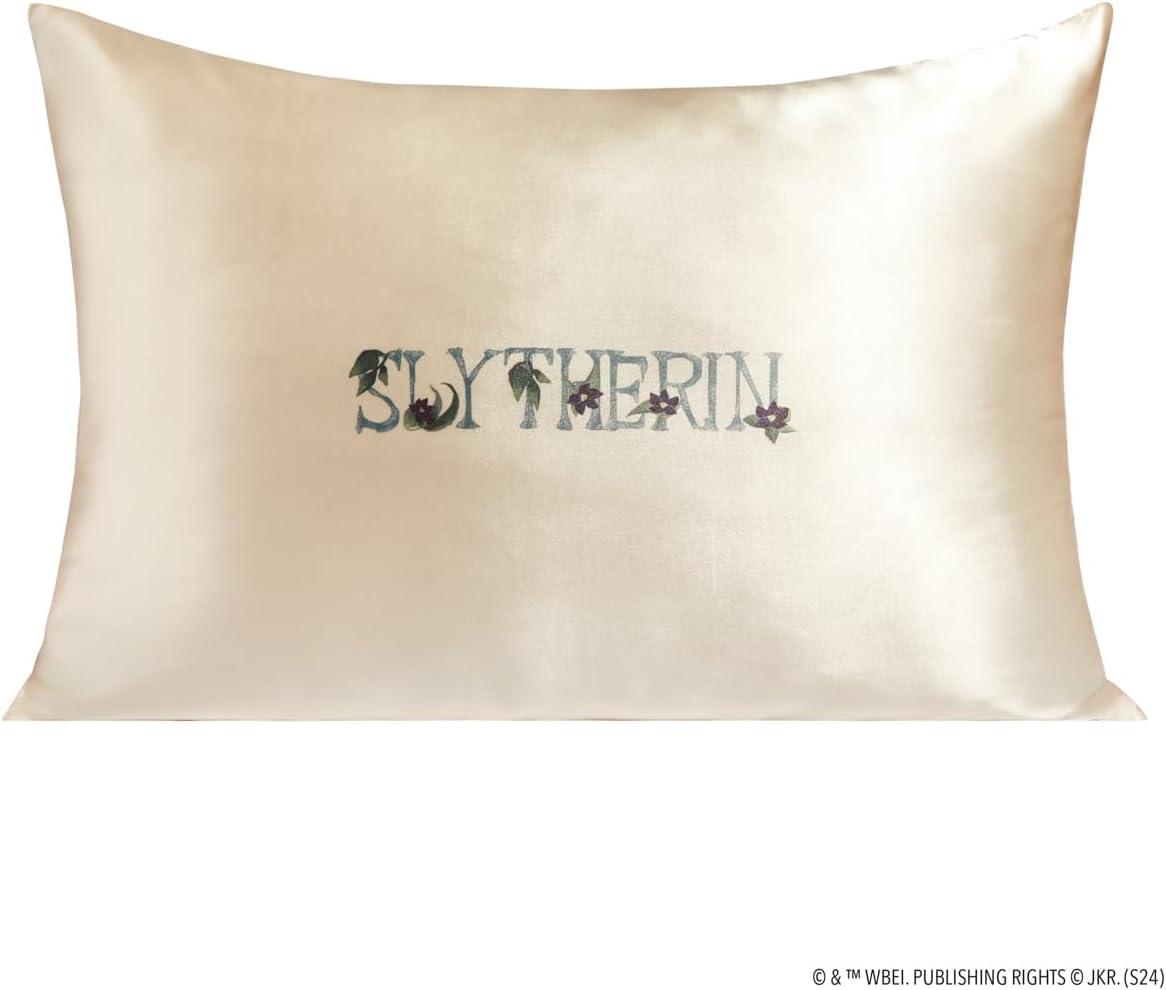 imageKitsch Wonder Woman Believe in Wonder Satin Pillowcase with Zipper Softer Than Silk Luxury Cooling Pillowcase for Hair ampamp Skin Wrinkle Prevention King Size 19X36Harry Potter Slytherin