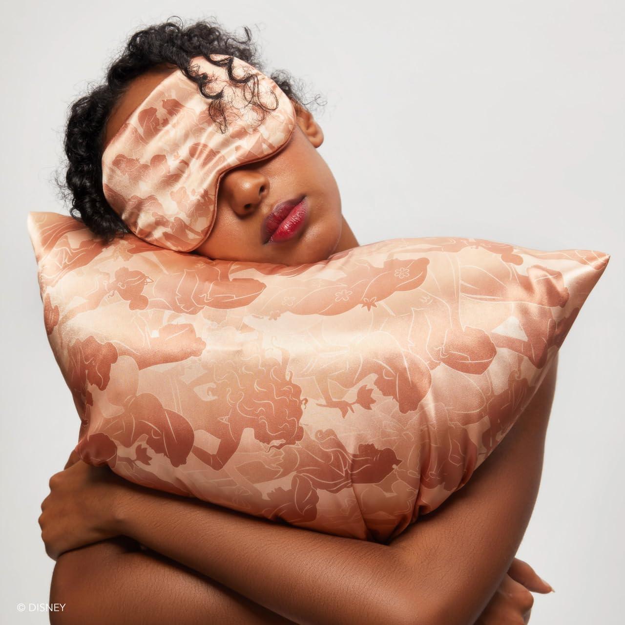 imageKitsch Wonder Woman Believe in Wonder Satin Pillowcase with Zipper Softer Than Silk Luxury Cooling Pillowcase for Hair ampamp Skin Wrinkle Prevention King Size 19X36Disney Princess