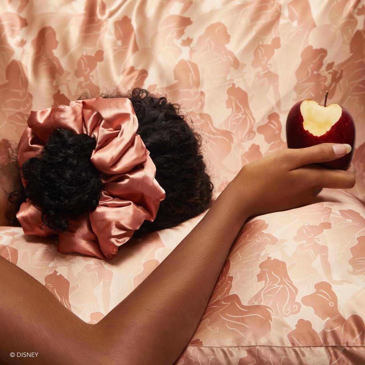 imageKitsch Wonder Woman Believe in Wonder Satin Pillowcase with Zipper Softer Than Silk Luxury Cooling Pillowcase for Hair ampamp Skin Wrinkle Prevention King Size 19X36Disney Princess