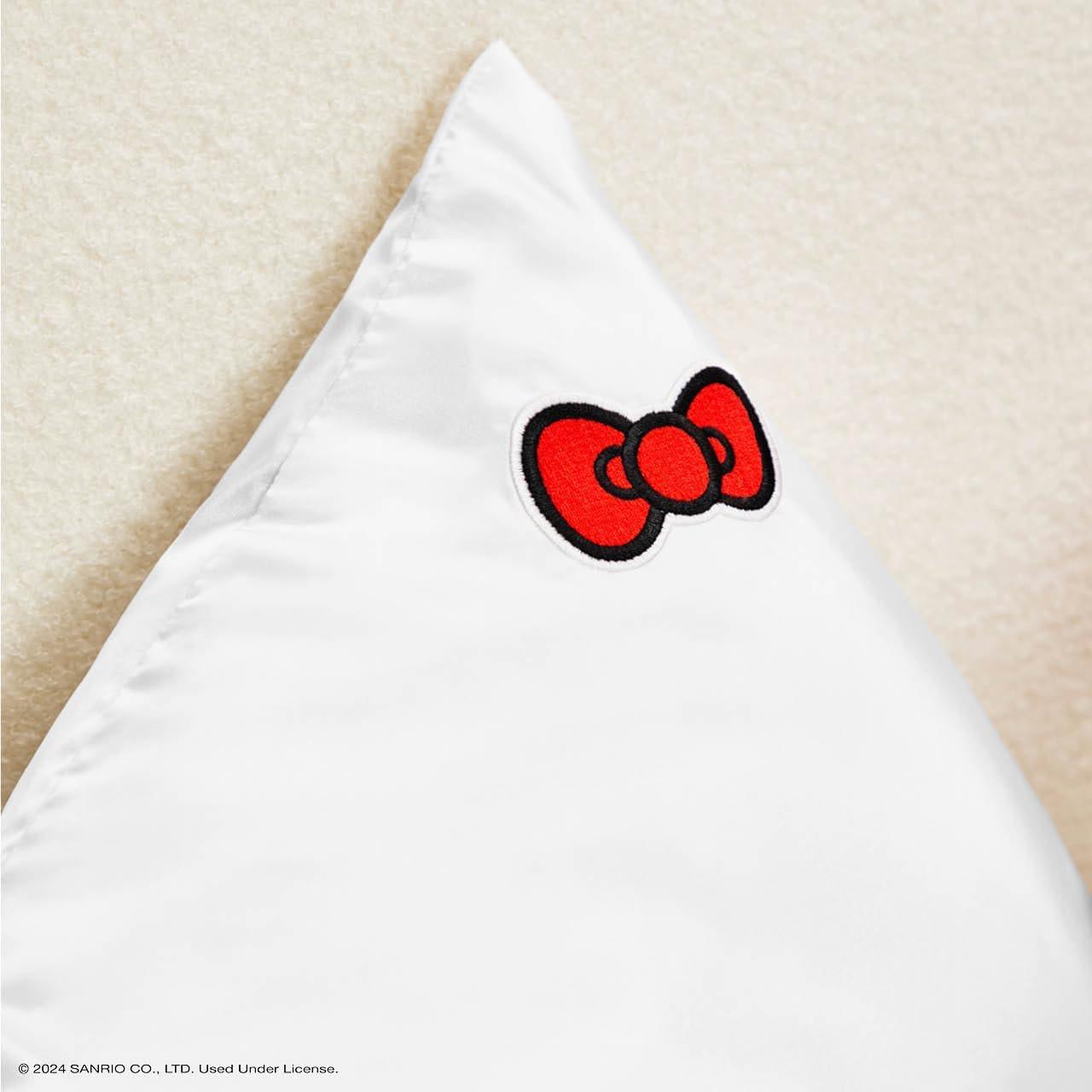 imageKitsch Wonder Woman Believe in Wonder Satin Pillowcase with Zipper Softer Than Silk Luxury Cooling Pillowcase for Hair ampamp Skin Wrinkle Prevention King Size 19X36Hello Kitty Ivory