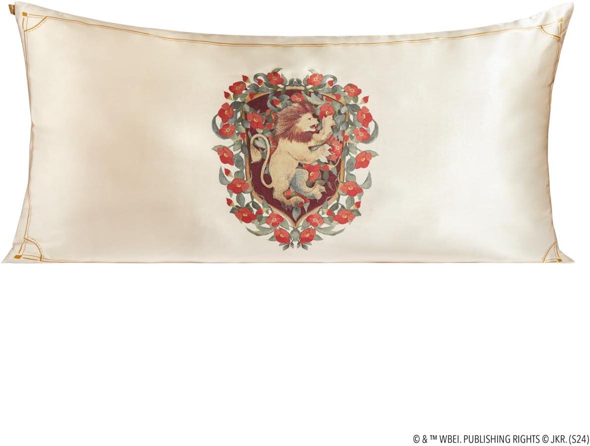 imageKitsch Wonder Woman Believe in Wonder Satin Pillowcase with Zipper Softer Than Silk Luxury Cooling Pillowcase for Hair ampamp Skin Wrinkle Prevention King Size 19X36Harry Potter Gryffindor