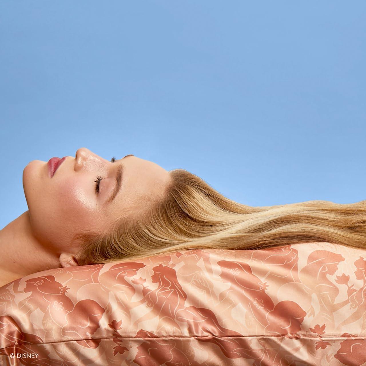 imageKitsch Wonder Woman Believe in Wonder Satin Pillowcase with Zipper Softer Than Silk Luxury Cooling Pillowcase for Hair ampamp Skin Wrinkle Prevention King Size 19X36Disney Princess