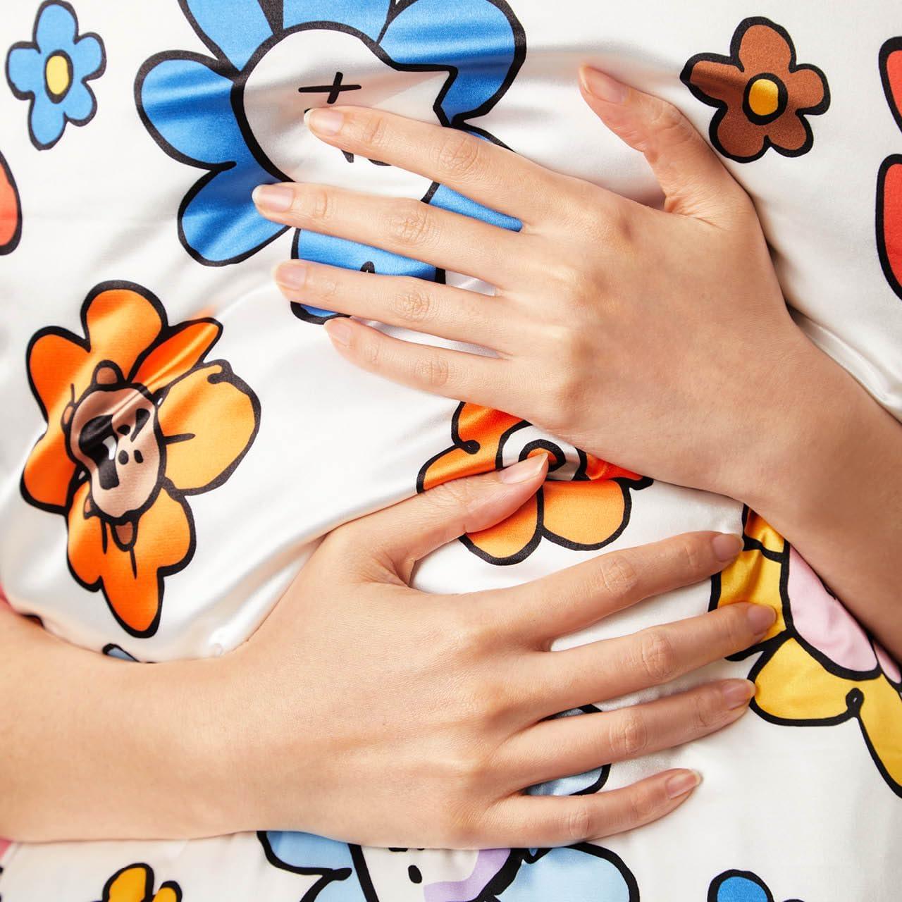 imageKitsch Wonder Woman Believe in Wonder Satin Pillowcase with Zipper Softer Than Silk Luxury Cooling Pillowcase for Hair ampamp Skin Wrinkle Prevention King Size 19X36Bt21 Cooky