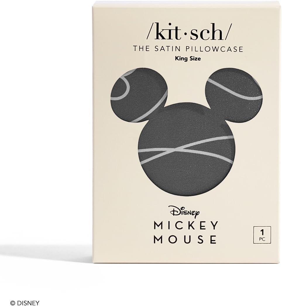 imageKitsch Wonder Woman Believe in Wonder Satin Pillowcase with Zipper Softer Than Silk Luxury Cooling Pillowcase for Hair ampamp Skin Wrinkle Prevention King Size 19X36Disney Mickey Maze