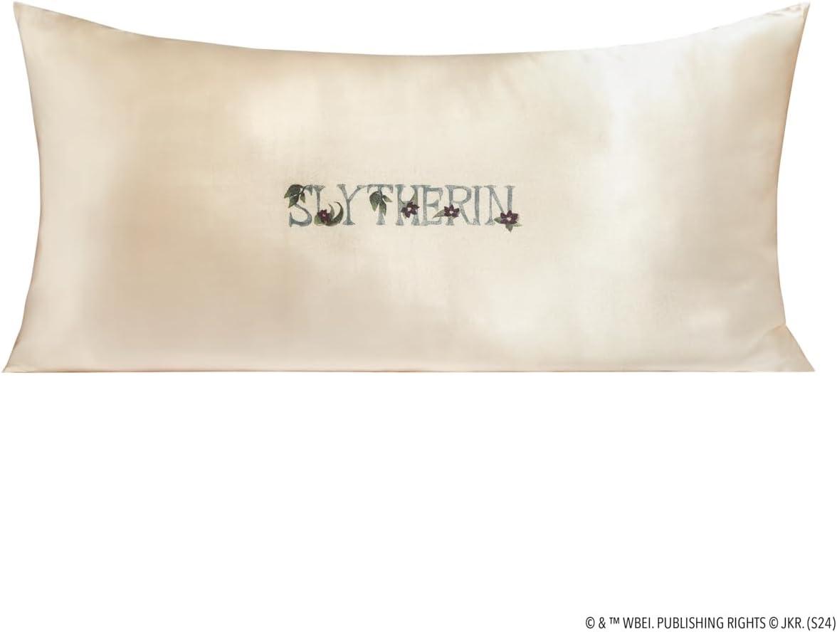 imageKitsch Wonder Woman Believe in Wonder Satin Pillowcase with Zipper Softer Than Silk Luxury Cooling Pillowcase for Hair ampamp Skin Wrinkle Prevention King Size 19X36Harry Potter Slytherin