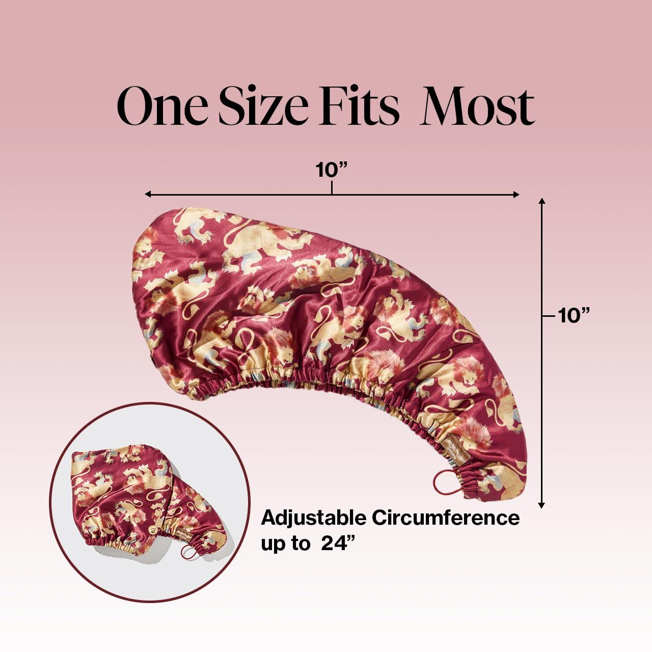 imageKitsch x Harry Potter Satin Microfiber Hair Towel Wrap for Women Super Absorbent Quick Dry AntiFrizz for Long ampamp Short Hairs Turbans for Women Hair Wrap Gifts for Mom SlytherinGryffindor