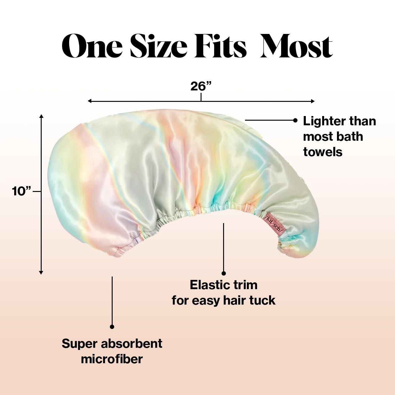 imageKitsch x Harry Potter Satin Microfiber Hair Towel Wrap for Women Super Absorbent Quick Dry AntiFrizz for Long ampamp Short Hairs Turbans for Women Hair Wrap Gifts for Mom SlytherinAura