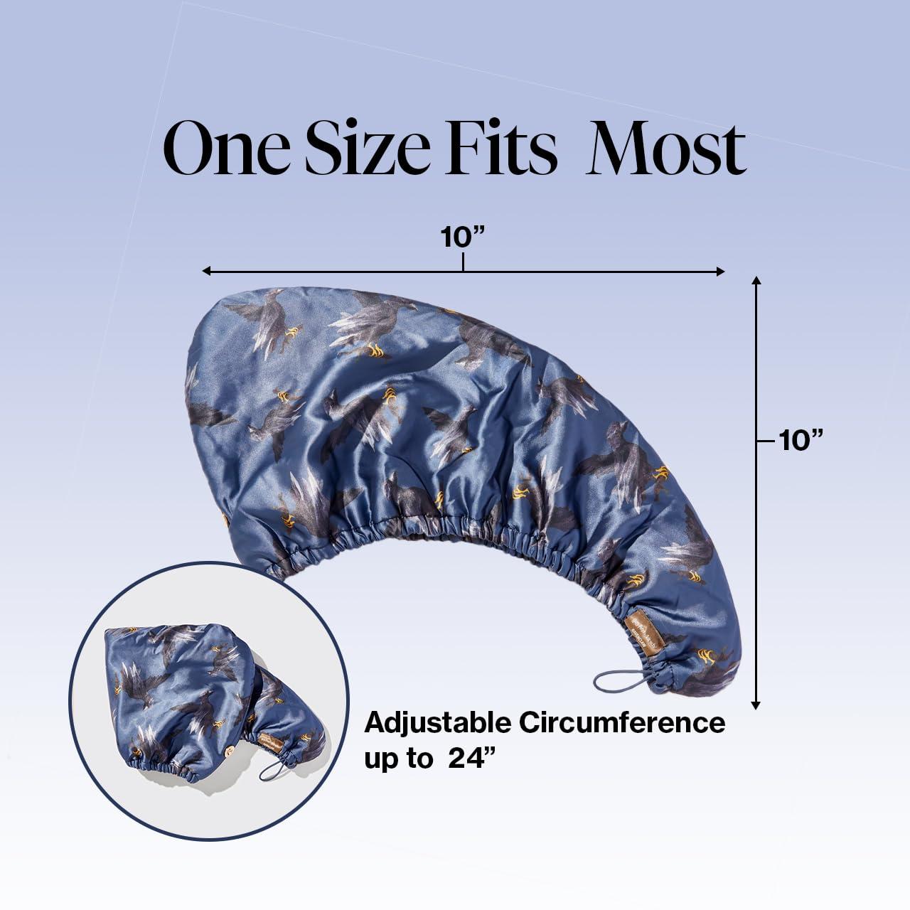 imageKitsch x Harry Potter Satin Microfiber Hair Towel Wrap for Women Super Absorbent Quick Dry AntiFrizz for Long ampamp Short Hairs Turbans for Women Hair Wrap Gifts for Mom SlytherinRavenclaw