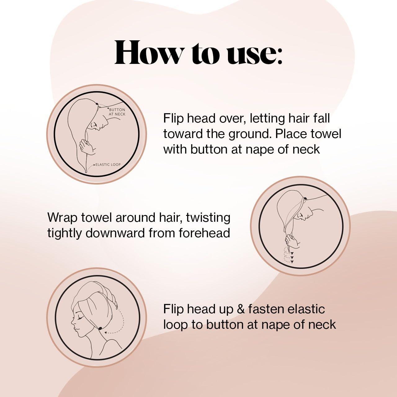 imageKitsch x Harry Potter Satin Microfiber Hair Towel Wrap for Women Super Absorbent Quick Dry AntiFrizz for Long ampamp Short Hairs Turbans for Women Hair Wrap Gifts for Mom SlytherinLeopard