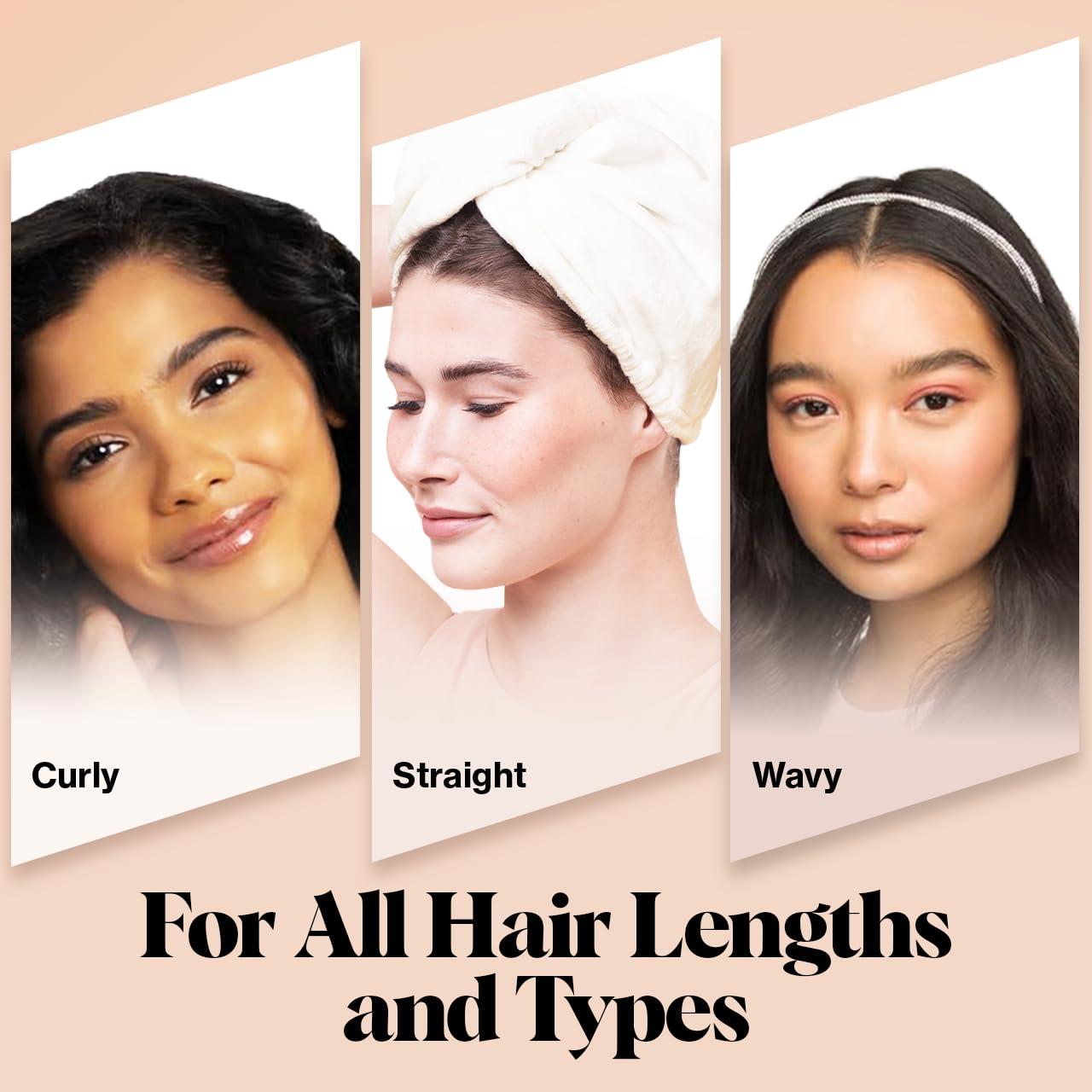 imageKitsch x Harry Potter Satin Microfiber Hair Towel Wrap for Women Super Absorbent Quick Dry AntiFrizz for Long ampamp Short Hairs Turbans for Women Hair Wrap Gifts for Mom SlytherinWhite Ivory