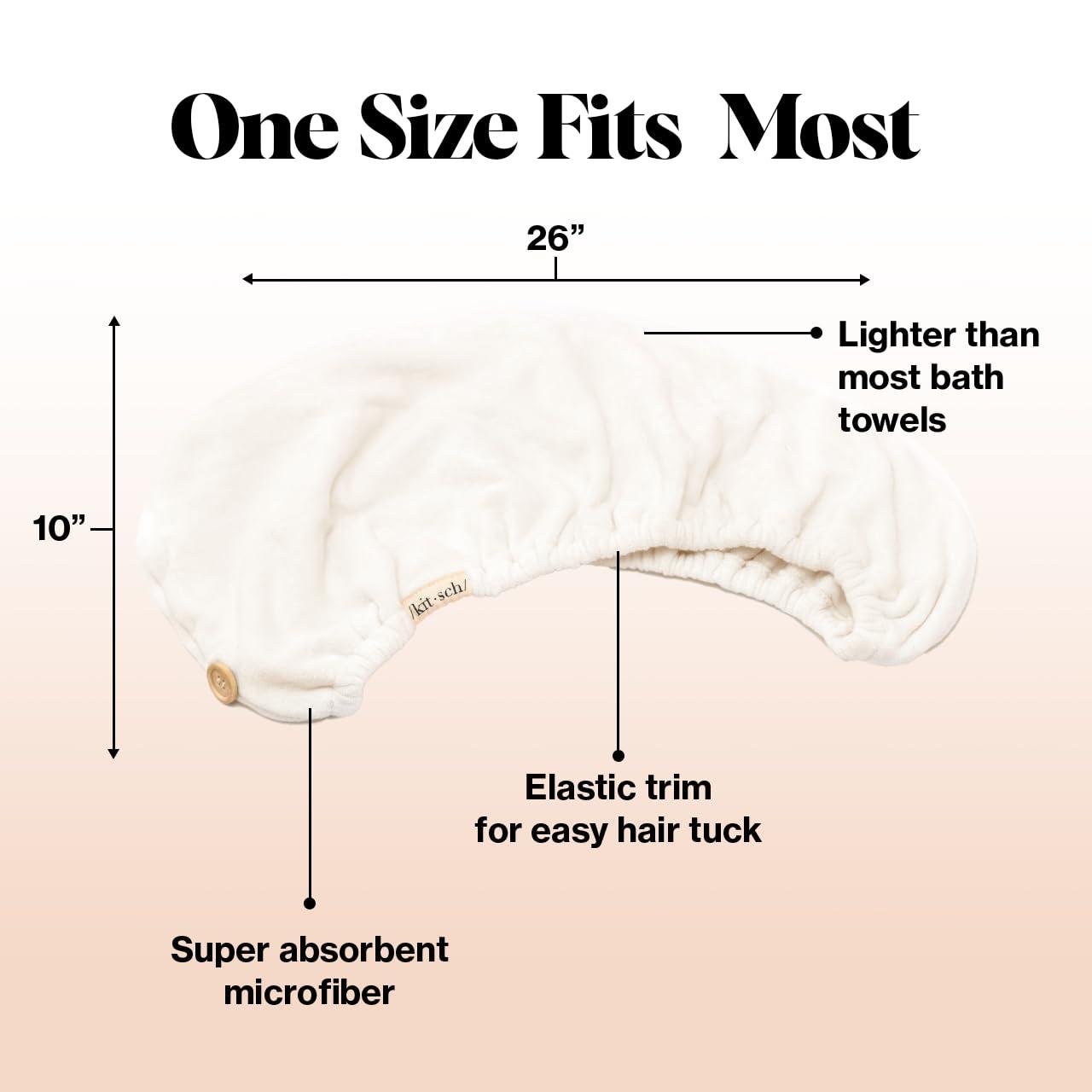 imageKitsch x Harry Potter Satin Microfiber Hair Towel Wrap for Women Super Absorbent Quick Dry AntiFrizz for Long ampamp Short Hairs Turbans for Women Hair Wrap Gifts for Mom SlytherinWhite Ivory