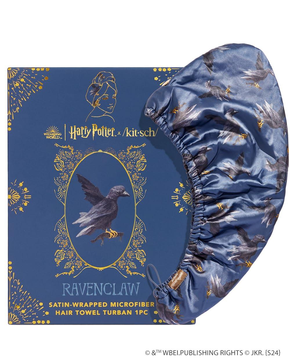 imageKitsch x Harry Potter Satin Microfiber Hair Towel Wrap for Women Super Absorbent Quick Dry AntiFrizz for Long ampamp Short Hairs Turbans for Women Hair Wrap Gifts for Mom SlytherinRavenclaw