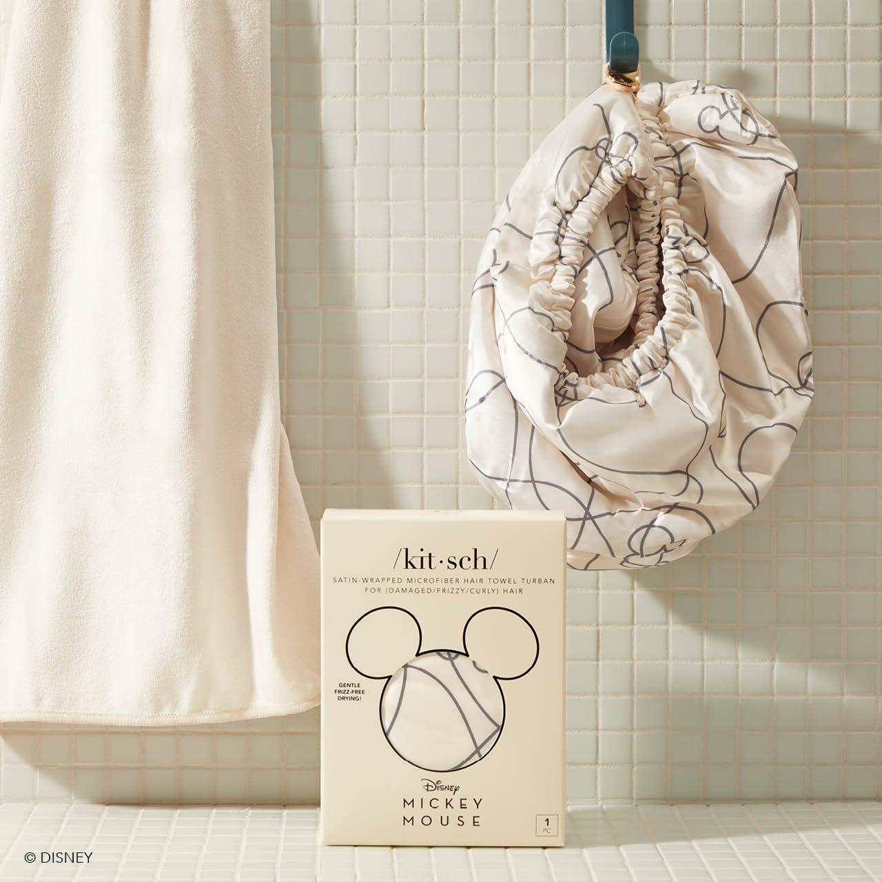 imageKitsch x Harry Potter Satin Microfiber Hair Towel Wrap for Women Super Absorbent Quick Dry AntiFrizz for Long ampamp Short Hairs Turbans for Women Hair Wrap Gifts for Mom SlytherinMickey Maze