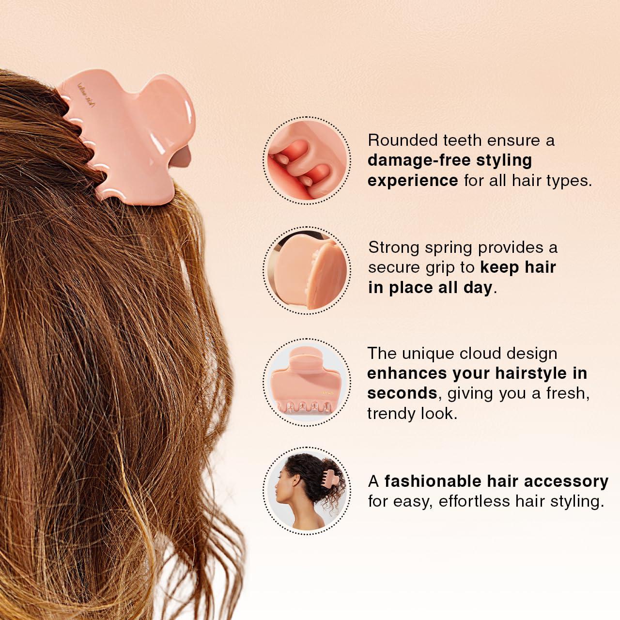 imageKitsch x Star Wars R2D2 Glitter Hair Clip for Women Whimsical GalaxyInspired Claw Clip EcoFriendly Recycled Plastic Strong Secure Grip Ideal Gifts for Women Hair Accessories for GirlsRosewood