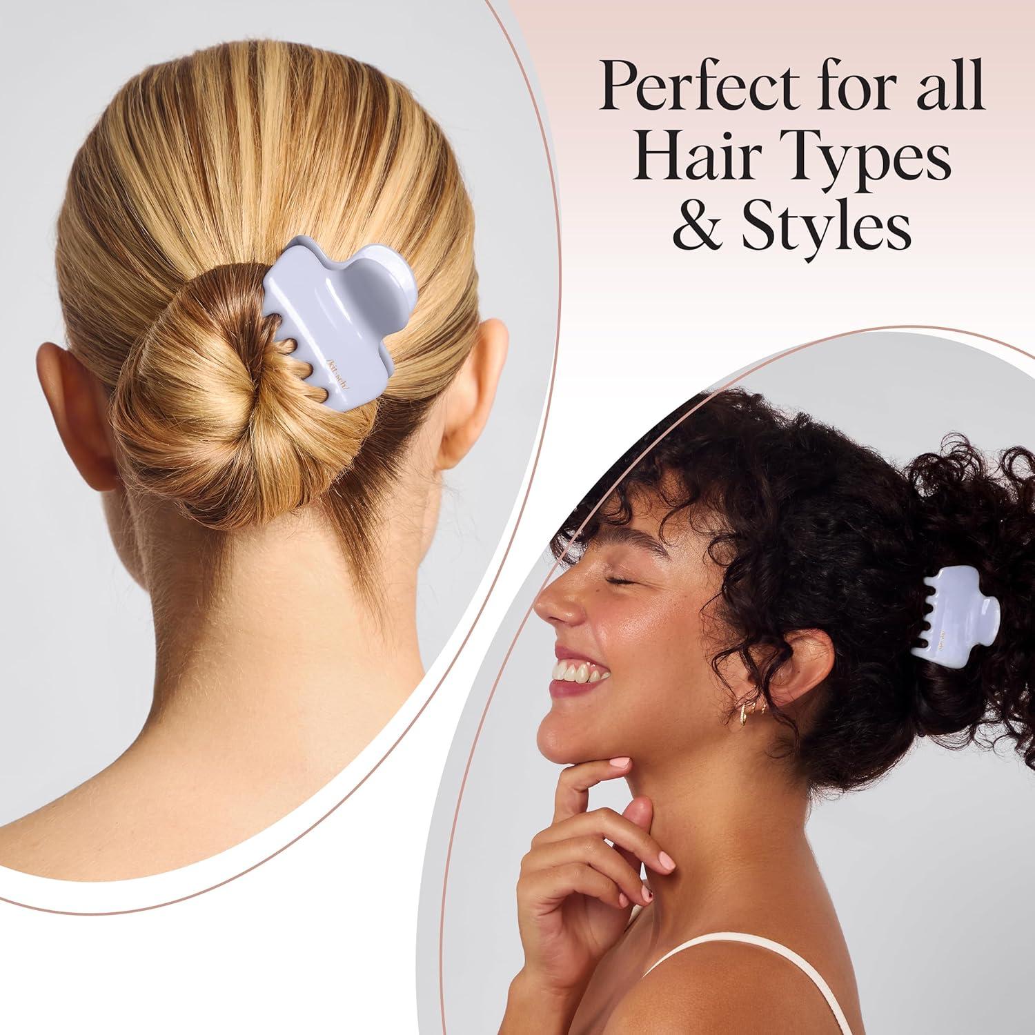 imageKitsch x Star Wars R2D2 Glitter Hair Clip for Women Whimsical GalaxyInspired Claw Clip EcoFriendly Recycled Plastic Strong Secure Grip Ideal Gifts for Women Hair Accessories for GirlsHydrangea Breeze