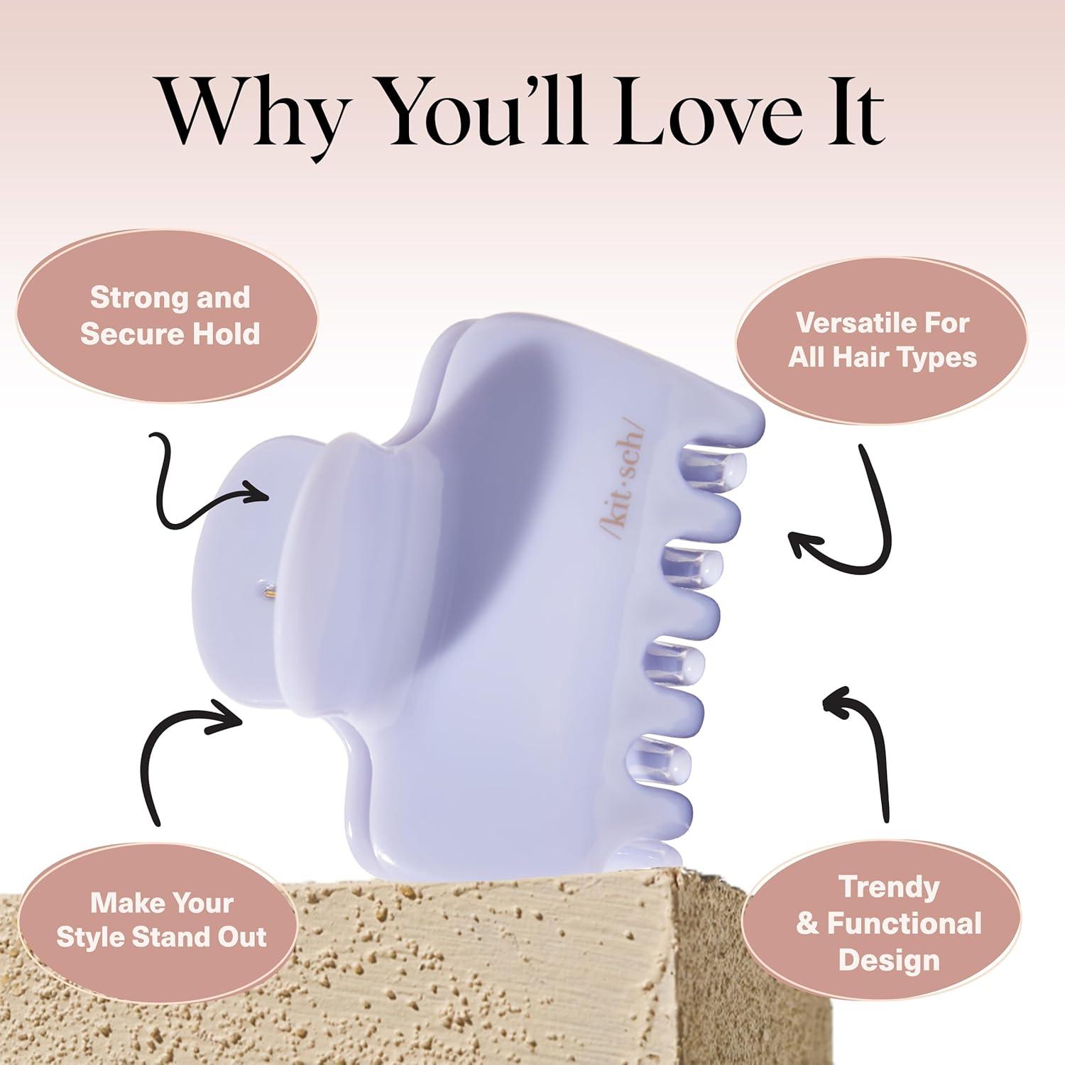 imageKitsch x Star Wars R2D2 Glitter Hair Clip for Women Whimsical GalaxyInspired Claw Clip EcoFriendly Recycled Plastic Strong Secure Grip Ideal Gifts for Women Hair Accessories for GirlsHydrangea Breeze