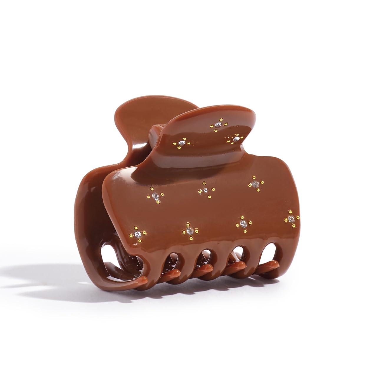 imageKitsch x Star Wars R2D2 Glitter Hair Clip for Women Whimsical GalaxyInspired Claw Clip EcoFriendly Recycled Plastic Strong Secure Grip Ideal Gifts for Women Hair Accessories for GirlsRhinestone Camel