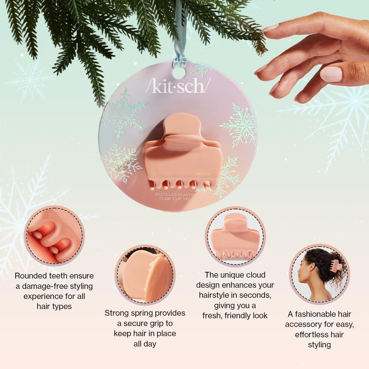 imageKitsch x Star Wars R2D2 Glitter Hair Clip for Women Whimsical GalaxyInspired Claw Clip EcoFriendly Recycled Plastic Strong Secure Grip Ideal Gifts for Women Hair Accessories for GirlsHoliday Rosewood