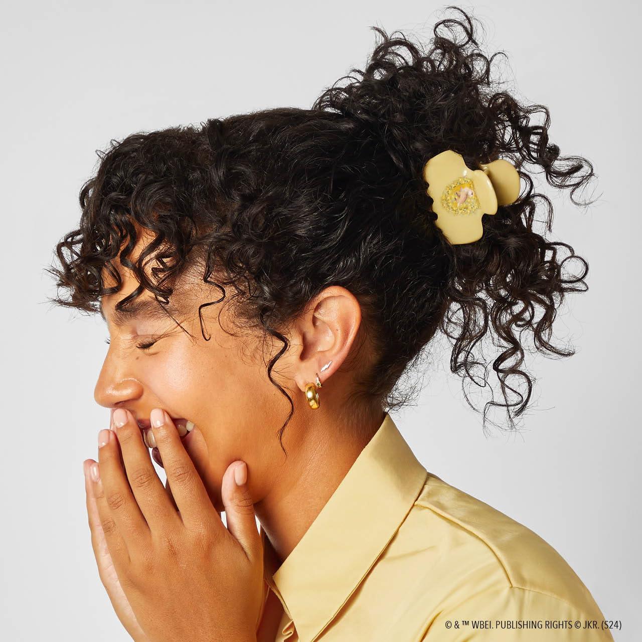 imageKitsch x Star Wars R2D2 Glitter Hair Clip for Women Whimsical GalaxyInspired Claw Clip EcoFriendly Recycled Plastic Strong Secure Grip Ideal Gifts for Women Hair Accessories for GirlsHufflepuff