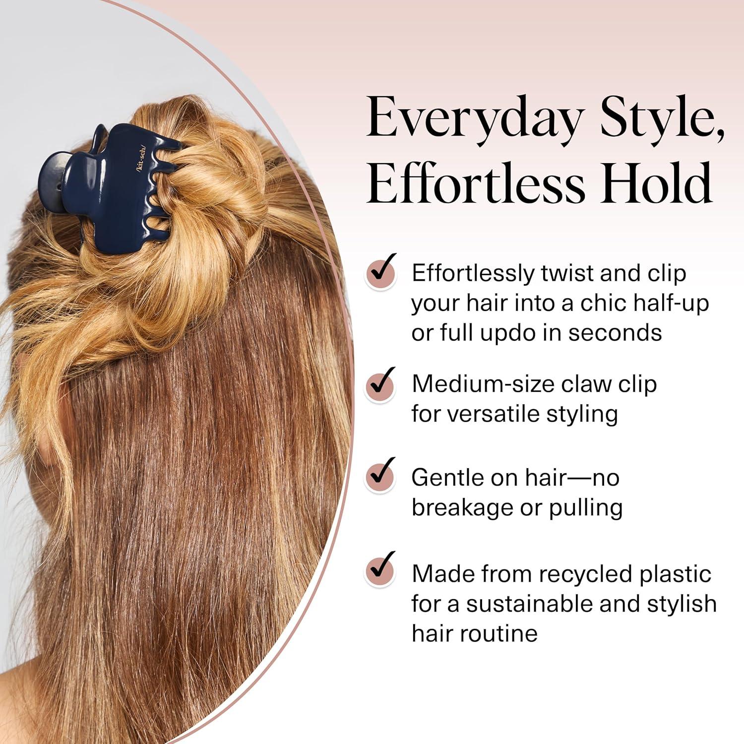 imageKitsch x Star Wars R2D2 Glitter Hair Clip for Women Whimsical GalaxyInspired Claw Clip EcoFriendly Recycled Plastic Strong Secure Grip Ideal Gifts for Women Hair Accessories for GirlsBlue Orchid