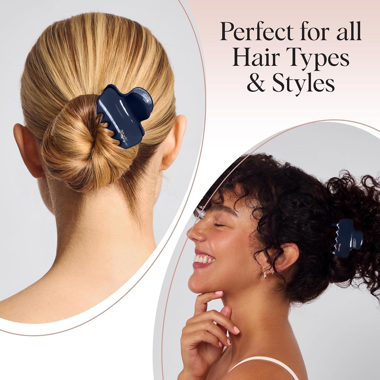 imageKitsch x Star Wars R2D2 Glitter Hair Clip for Women Whimsical GalaxyInspired Claw Clip EcoFriendly Recycled Plastic Strong Secure Grip Ideal Gifts for Women Hair Accessories for GirlsBlue Orchid