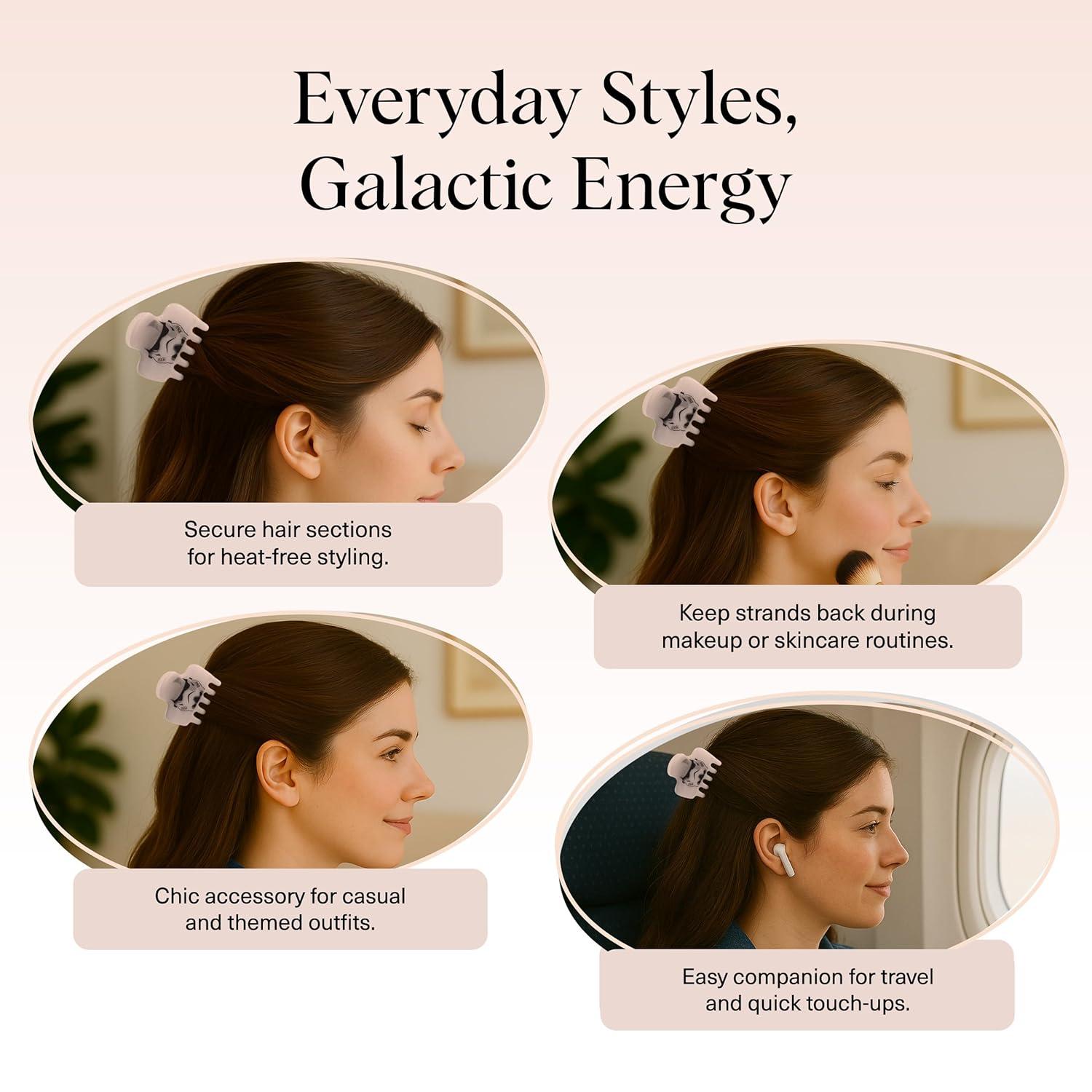 imageKitsch x Star Wars R2D2 Glitter Hair Clip for Women Whimsical GalaxyInspired Claw Clip EcoFriendly Recycled Plastic Strong Secure Grip Ideal Gifts for Women Hair Accessories for GirlsStormtrooper