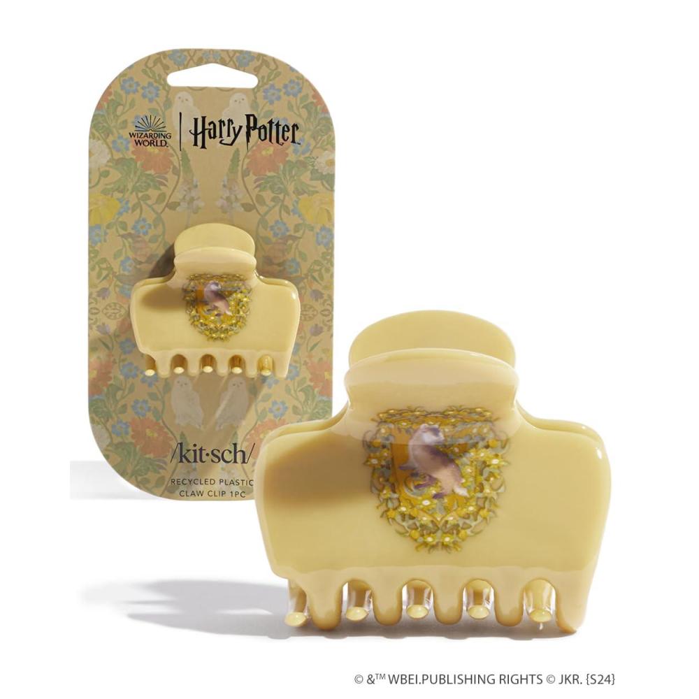 imageKitsch x Star Wars R2D2 Glitter Hair Clip for Women Whimsical GalaxyInspired Claw Clip EcoFriendly Recycled Plastic Strong Secure Grip Ideal Gifts for Women Hair Accessories for GirlsHufflepuff