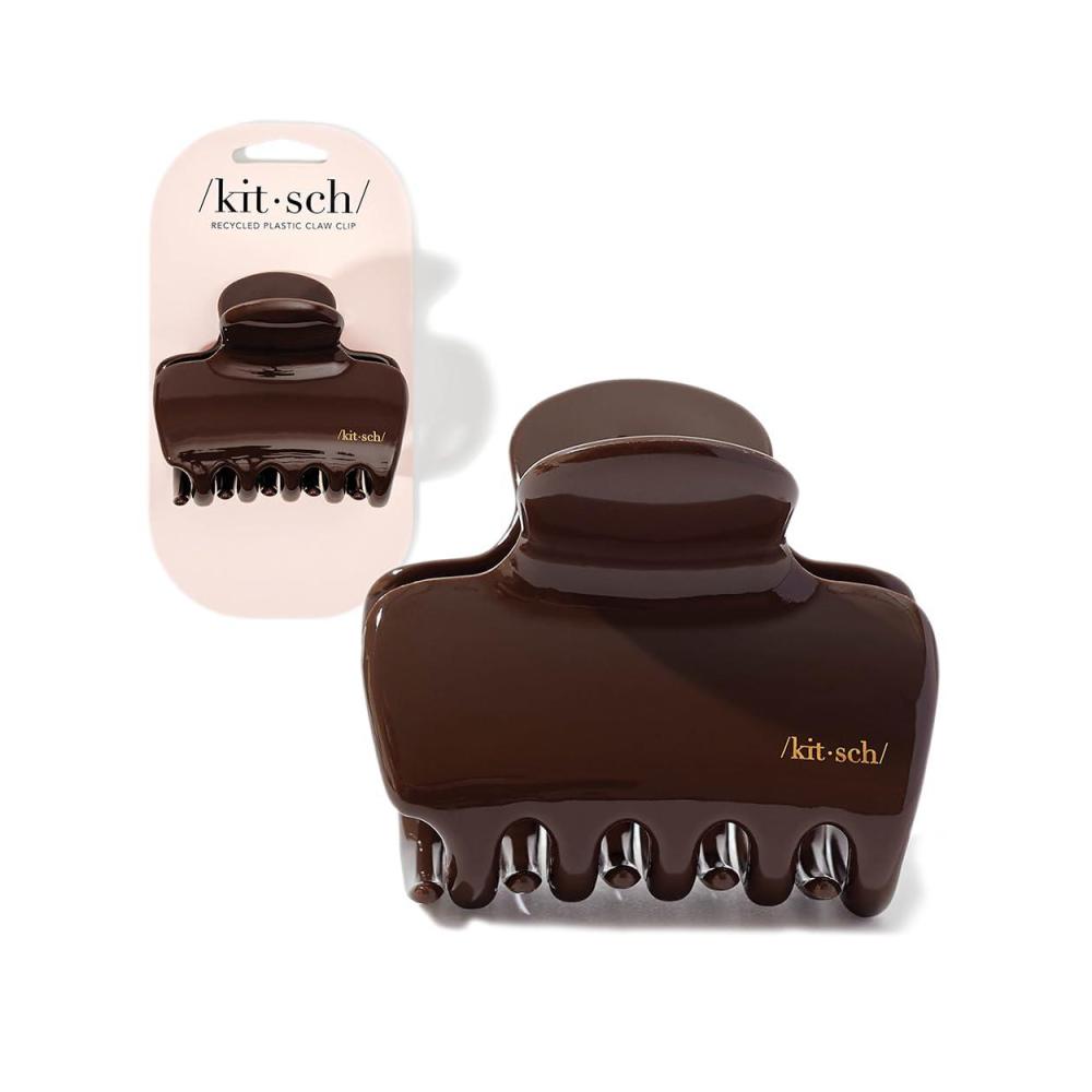 imageKitsch x Star Wars R2D2 Glitter Hair Clip for Women Whimsical GalaxyInspired Claw Clip EcoFriendly Recycled Plastic Strong Secure Grip Ideal Gifts for Women Hair Accessories for GirlsChocolate