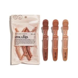 Kitsch Alligator Clips for Hair, Alligator Hair Clips for Styling Sectioning, Roller Clips for Hair Rollers, Hair Tools, Volume Hair Clips for Makeup, Pink Hair Accessories for Women, 3pc Multi Color(Multicolor)