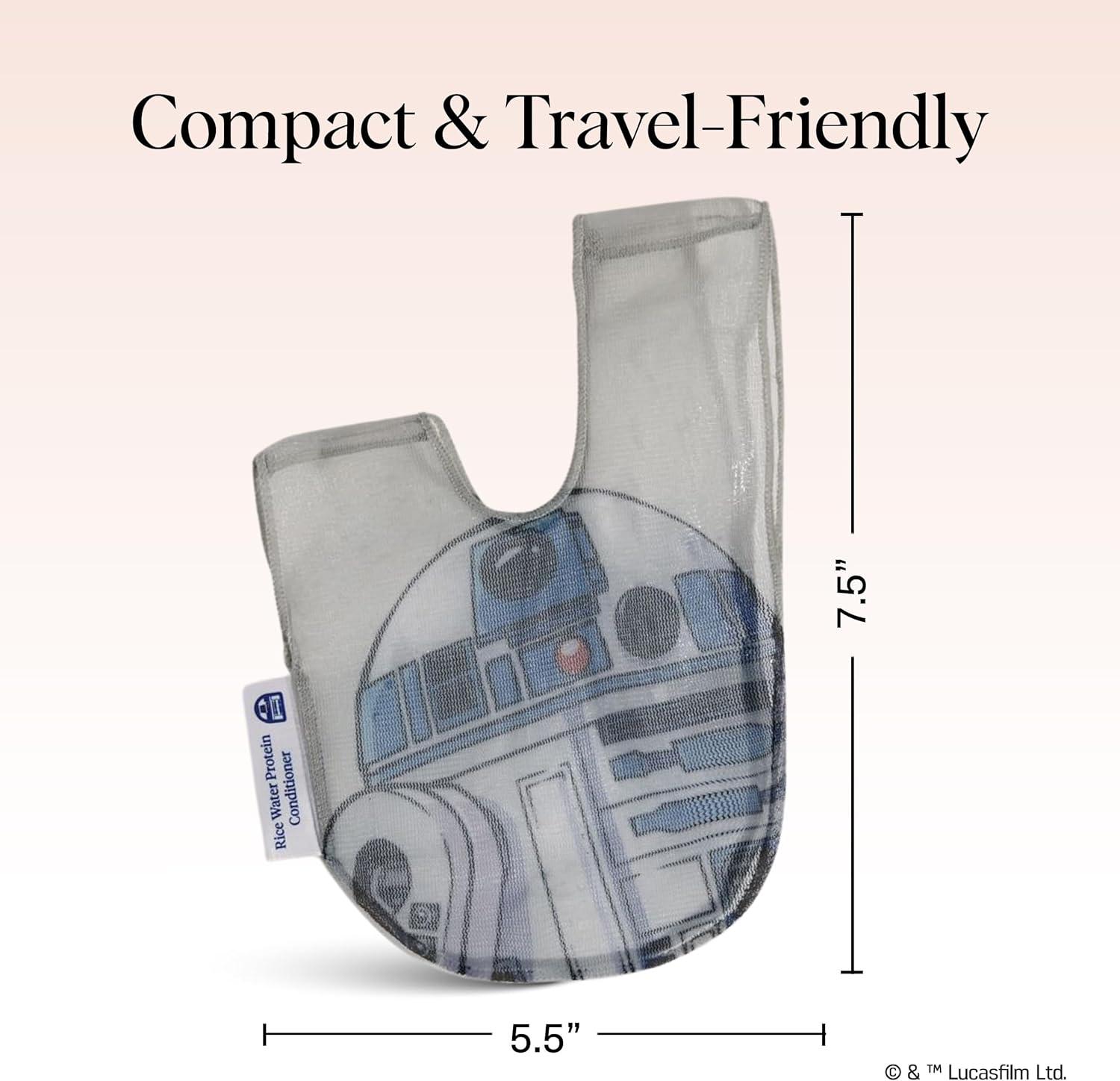 imageKitsch x Star Wars R2D2 Soap Saver Bag Patented Mesh Bag Soap Holder for Shampoo ampamp Conditioner Bars Extends Use ampamp Prevents Soggy Mess Recycled Mesh Beauty Pouch EcoFriendlyR2d2