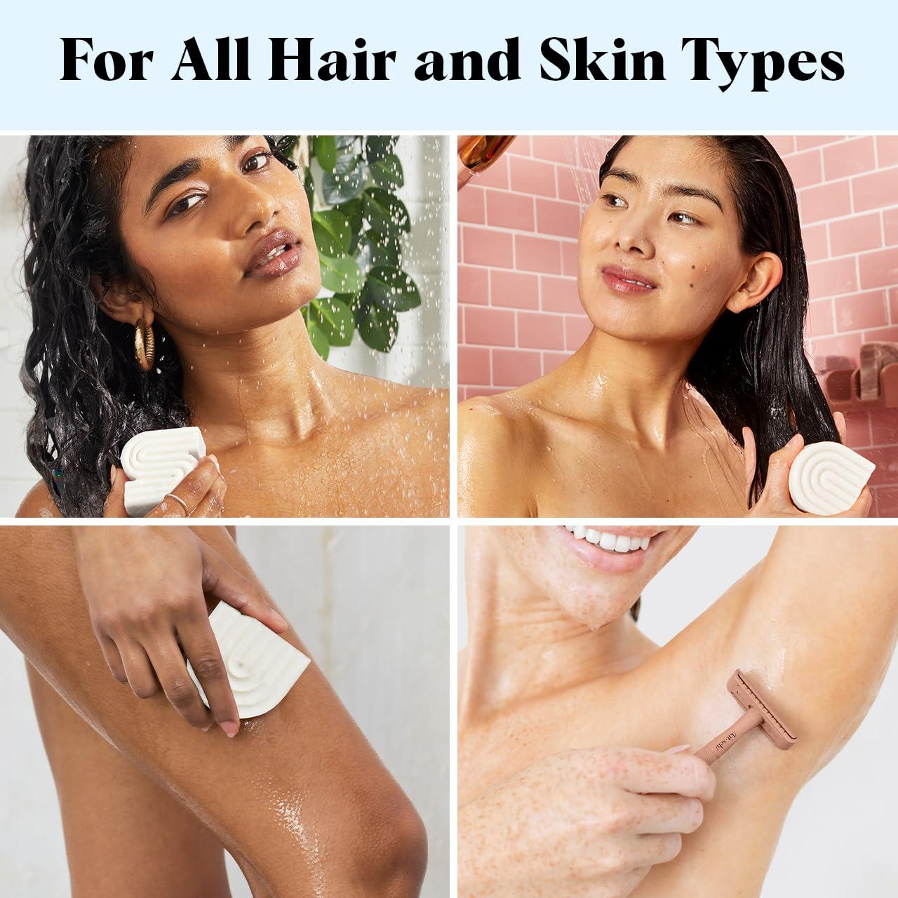 imageKitsch 2in1 Ultra Sensitive Shampoo Bar ampamp Body Wash Conditioner Bar ampamp Shaving Soap FragranceFree Bar Soap for Sensitive Skin ampamp Scalp For Healthy Radiant Hair and Skin Made in USA 2pcs