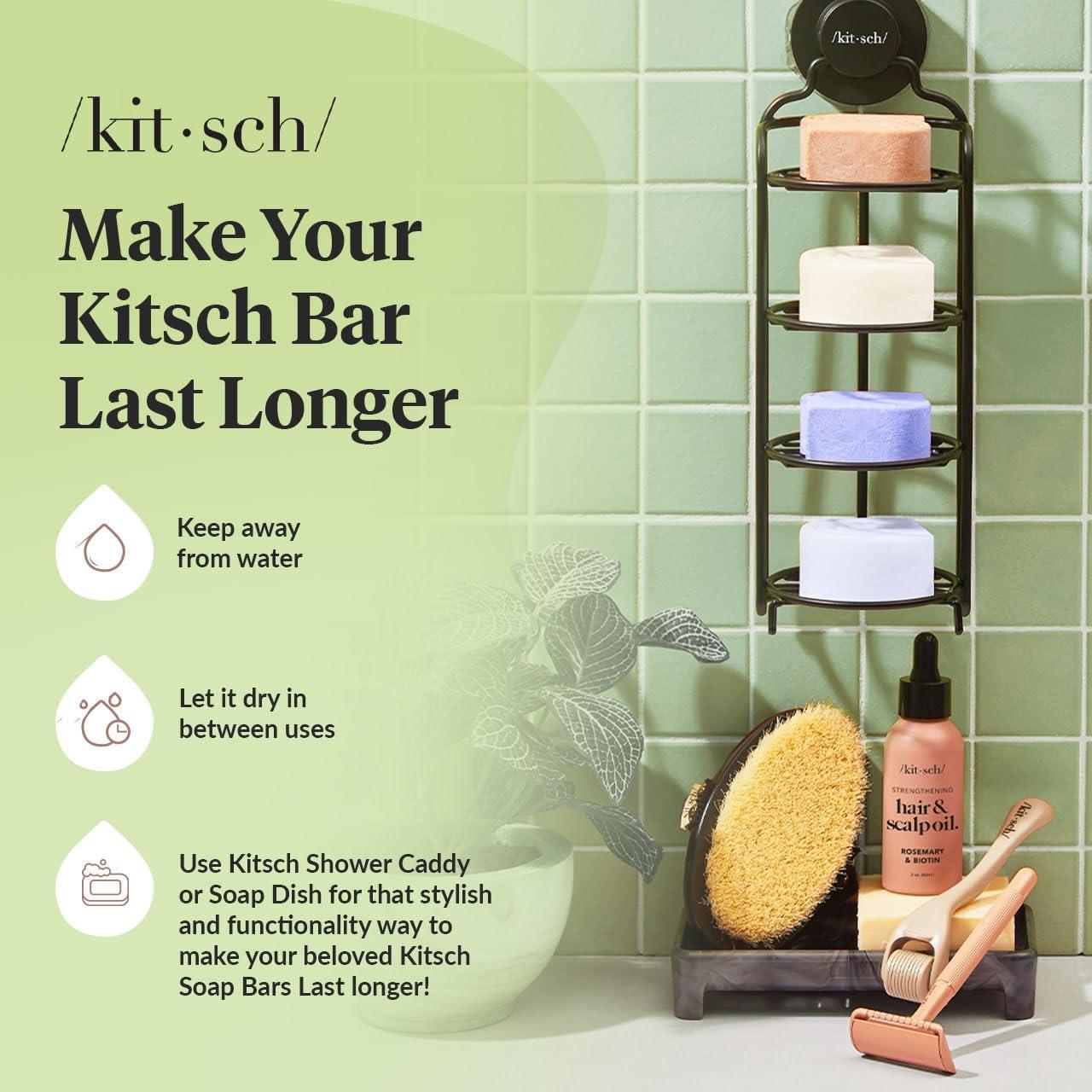 imageKitsch Clarifying Tea Tree Shampoo and Conditioner Set Shampoo ampamp Conditioner Bar for Women and Men Scalp ampamp Oil Control Hair Care Free of Paraben Sulfate ampamp Silicone Made in USA 2 pcs