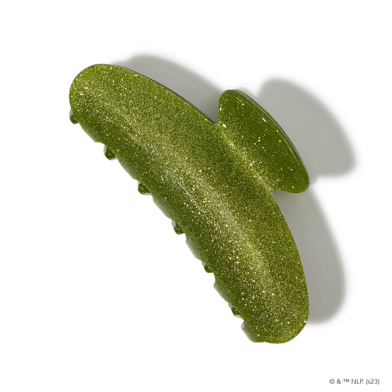 imageKitsch Wonder Woman Clear Acrylic Large Claw Clip Durable Hair Claw Clip for All Hair Types Great for Updo HalfUp Stays In Place Without Pulling Gifts For Women 1pcGreen Glitter