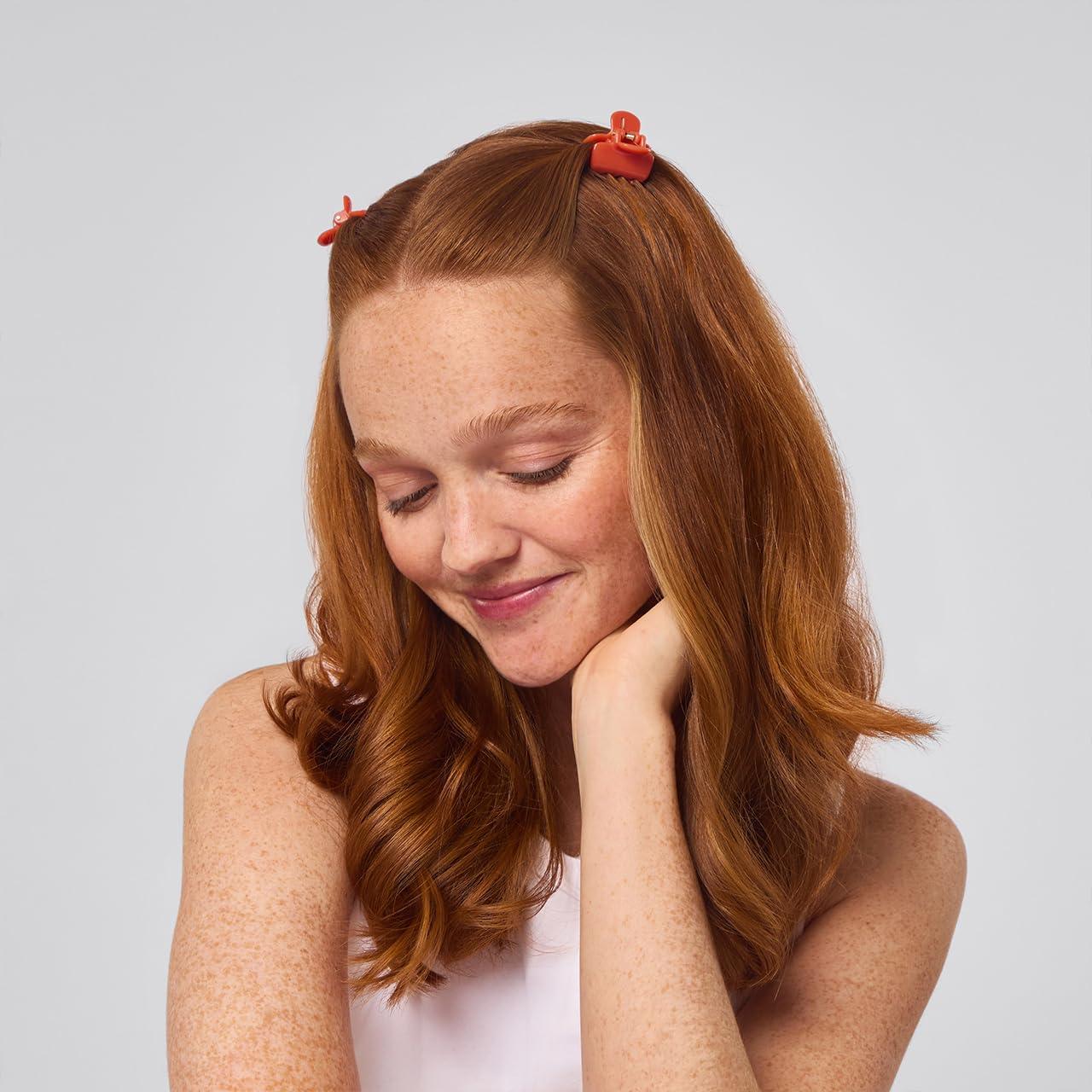 imageKitsch Small Hair Clips for Women and Girls Mini Claw Clips Hair Accessories Daily Styling Recycled Cherry Blossom Design Ideal Gifts for Women 8pc SetCherry Blossom