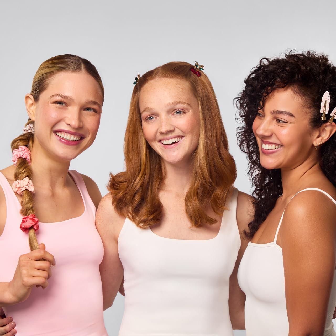 imageKitsch Small Hair Clips for Women and Girls Mini Claw Clips Hair Accessories Daily Styling Recycled Cherry Blossom Design Ideal Gifts for Women 8pc SetCherry Blossom